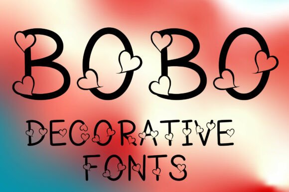 BOBO: The Heartfelt Typeface That Turns Letters Into Love Notes