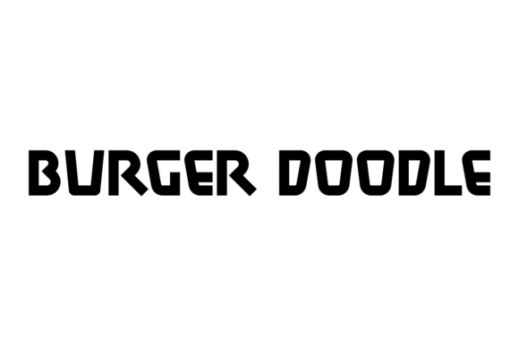 Burger Doodle: Bold Serif, Real Impact