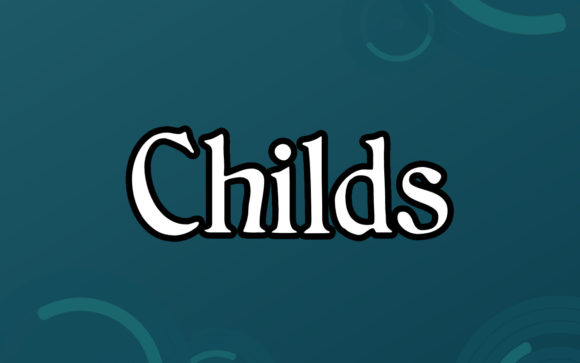 Childs: Timeless Handwritten Elegance for Meaningful Design