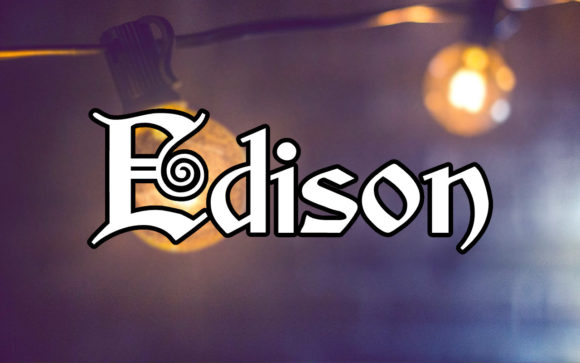 Edison: A Striking Blackletter Font