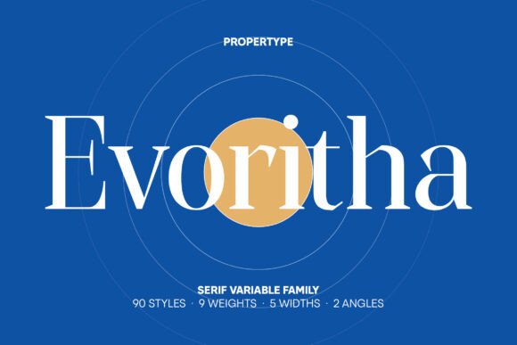 Evoritha Serif: Elegant Typography, Refined