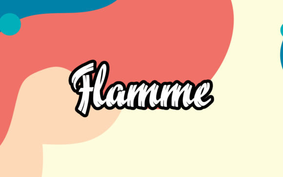 Flamme: A Bold Typographic Spark
