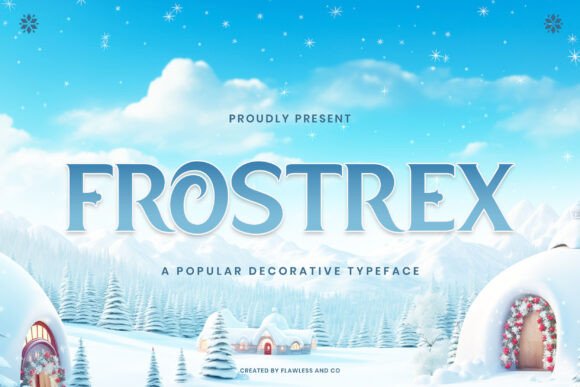 Frostrex: Where Disney Magic Meets Typography