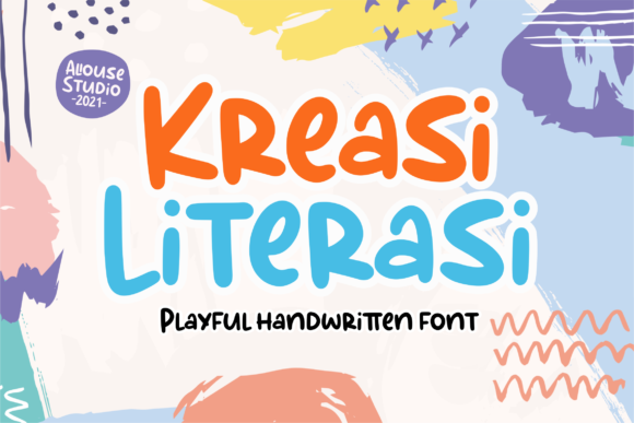 Kreasi Literasi: Playful Handwritten Font