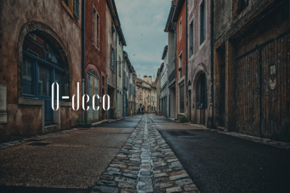 O-deco: Slim, Elegant Display Font