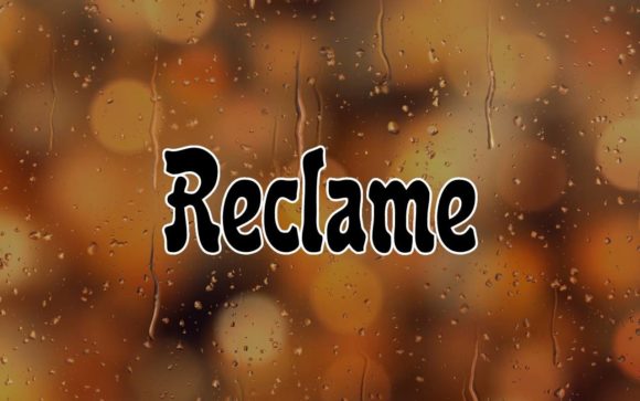 Reclame: Where Elegance Meets Expressive Typography