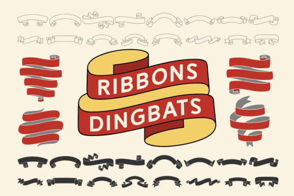 Ribbons Dingbats