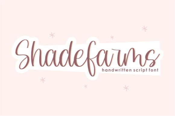 Shadefarms: A Playful Script Font That Delivers Personality