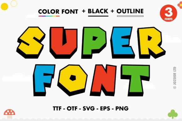 Super: Where Bold Personality Meets Playful Color Typography